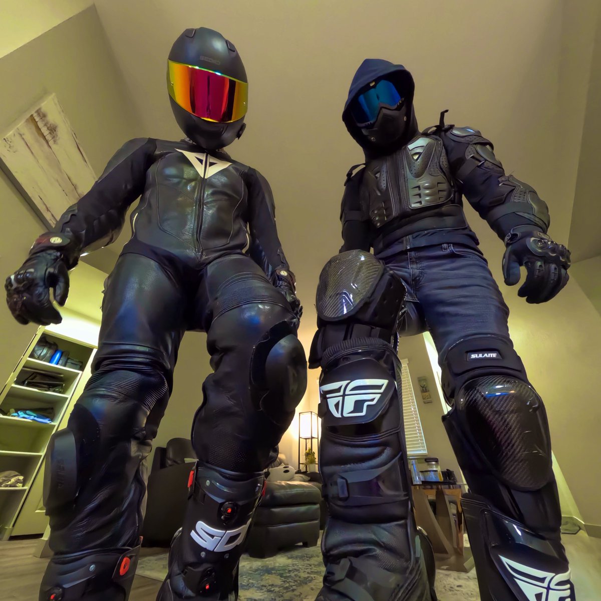 Turning these into album covers 🤪 

#gearhead #maskedmen #gaybiker