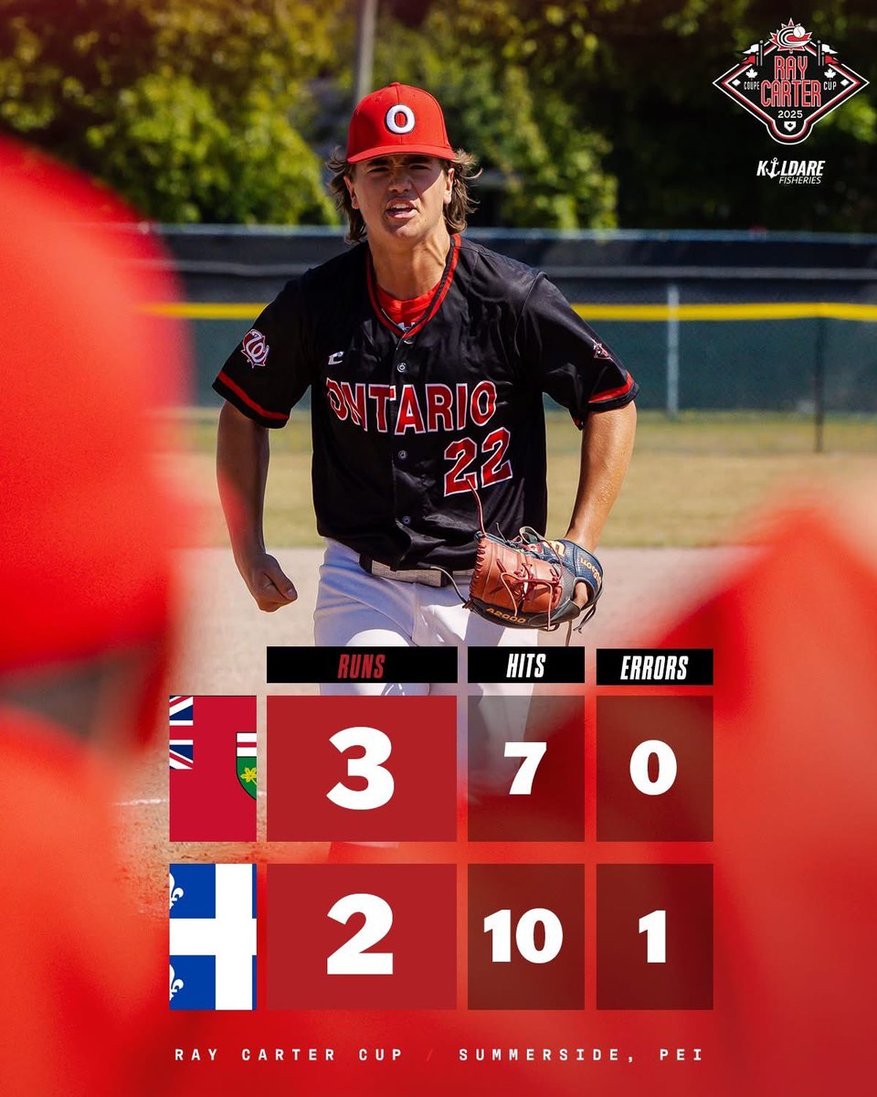 RESULTS | Semi-Final 2: Team Ontario vs Team Quebec

#SummersideBaseball | <a href="/summersidePEI/">City of Summerside</a> | <a href="/baseballcanada/">Baseball Canada 🇨🇦⚾️</a> l <a href="/tourismpei/">TourismPEI</a>