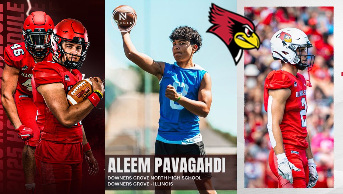 Keith Smilie (@nexgenscouting) on Twitter photo NexGen Game Visit
✔️September 6th
📍Illinois State University <a href="/RedbirdFB/">Illinois State Football</a>
<a href="/Coach_NMurray/">Nicholas Murray</a>
✅2029 QB Aleem Pavagahdi <a href="/AleemPavagadhi5/">Aleem Pavagadhi</a>
Downers Grove North <a href="/DGNFootball/">DGN Football</a>
Downers Grove (IL) NexGen Game Visit
✔️September 6th
📍Illinois State University <a href="/RedbirdFB/">Illinois State Football</a>
<a href="/Coach_NMurray/">Nicholas Murray</a>
✅2029 QB Aleem Pavagahdi <a href="/AleemPavagadhi5/">Aleem Pavagadhi</a>
Downers Grove North <a href="/DGNFootball/">DGN Football</a>
Downers Grove (IL)