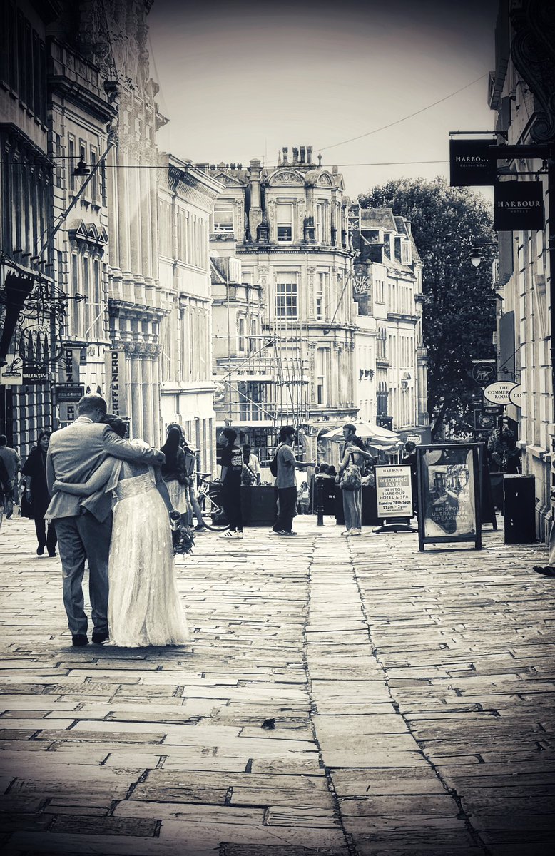 If you got married in #Bristol today, I spotted you sharing a lovely embrace as I walked behind you this evening. I hope you like the photo and that you have a lifetime of love and happiness ❤️