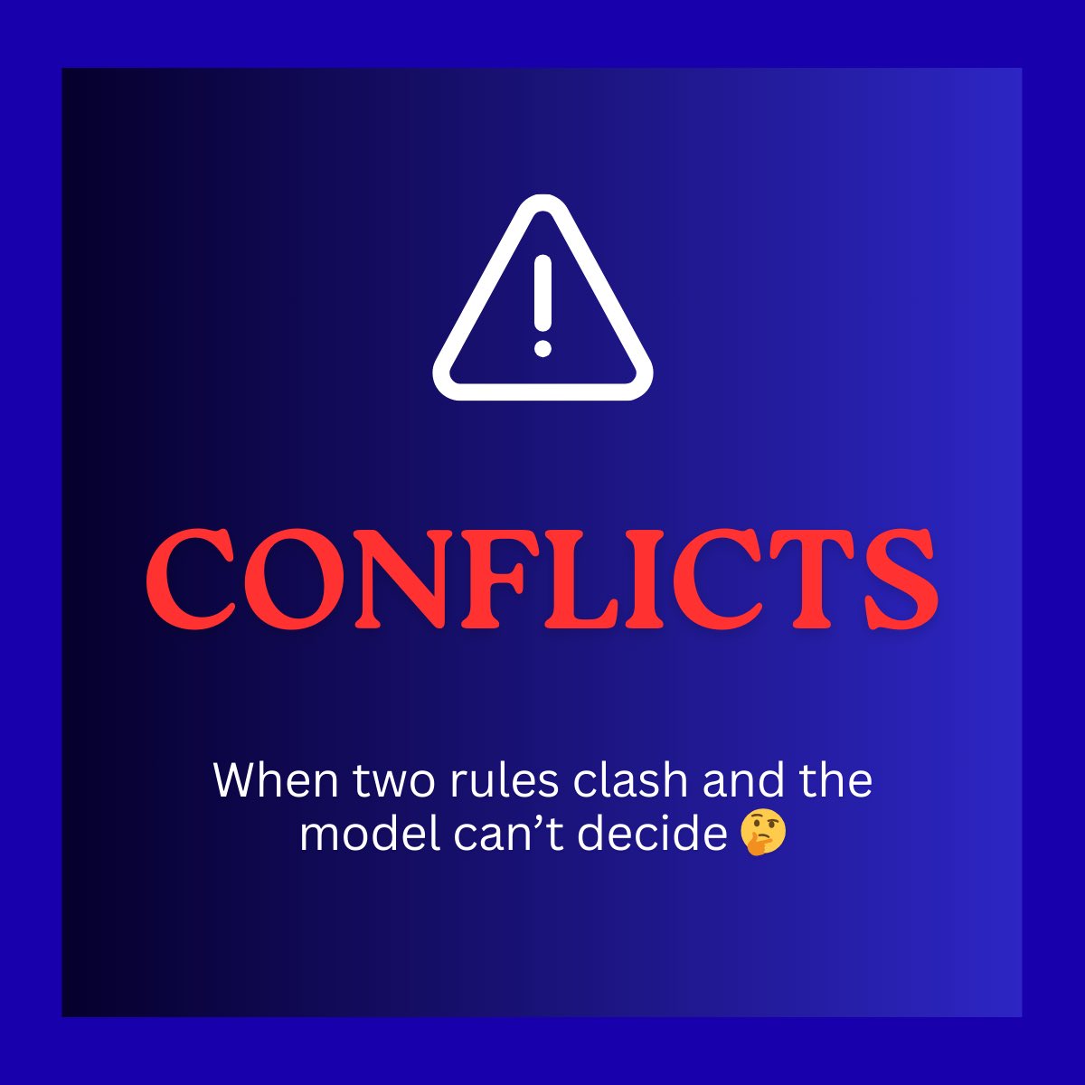 Marci_DeWeese's tweet image. Where do your prompts break most often?

⚡ Conflicts
📄 Missing metadata
🧩 Bad variables
📊 Inconsistent evaluation

⏰ Poll’s open for 2 days – cast your vote + reply with your “failure mode.”

#AI #PromptEngineering #MachineLearning #Tech