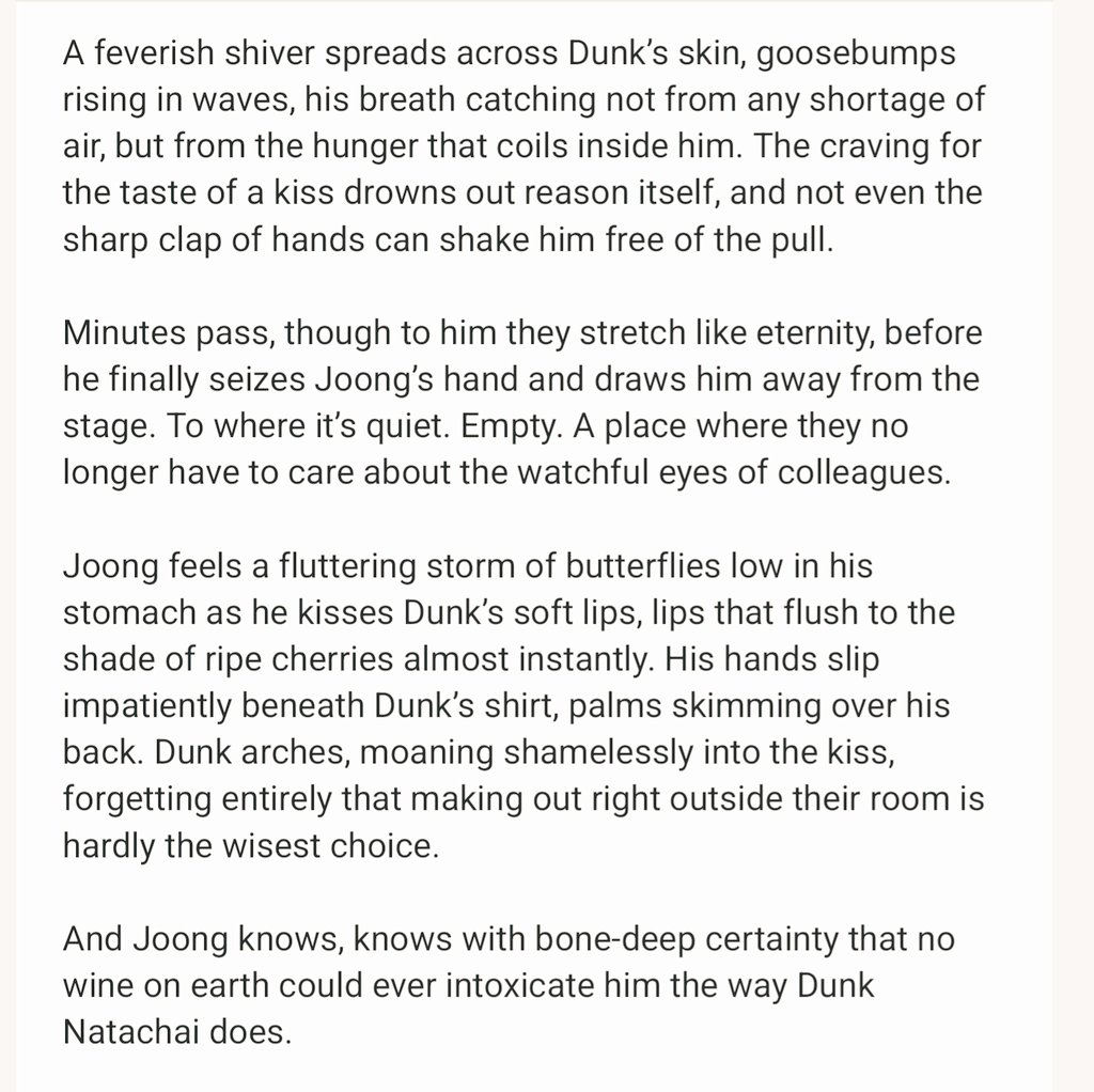 I'm still can't stop thinking about that night🤭😏

just my insanity (JoongDunk AU)
#JoongDunk #จุงดัง