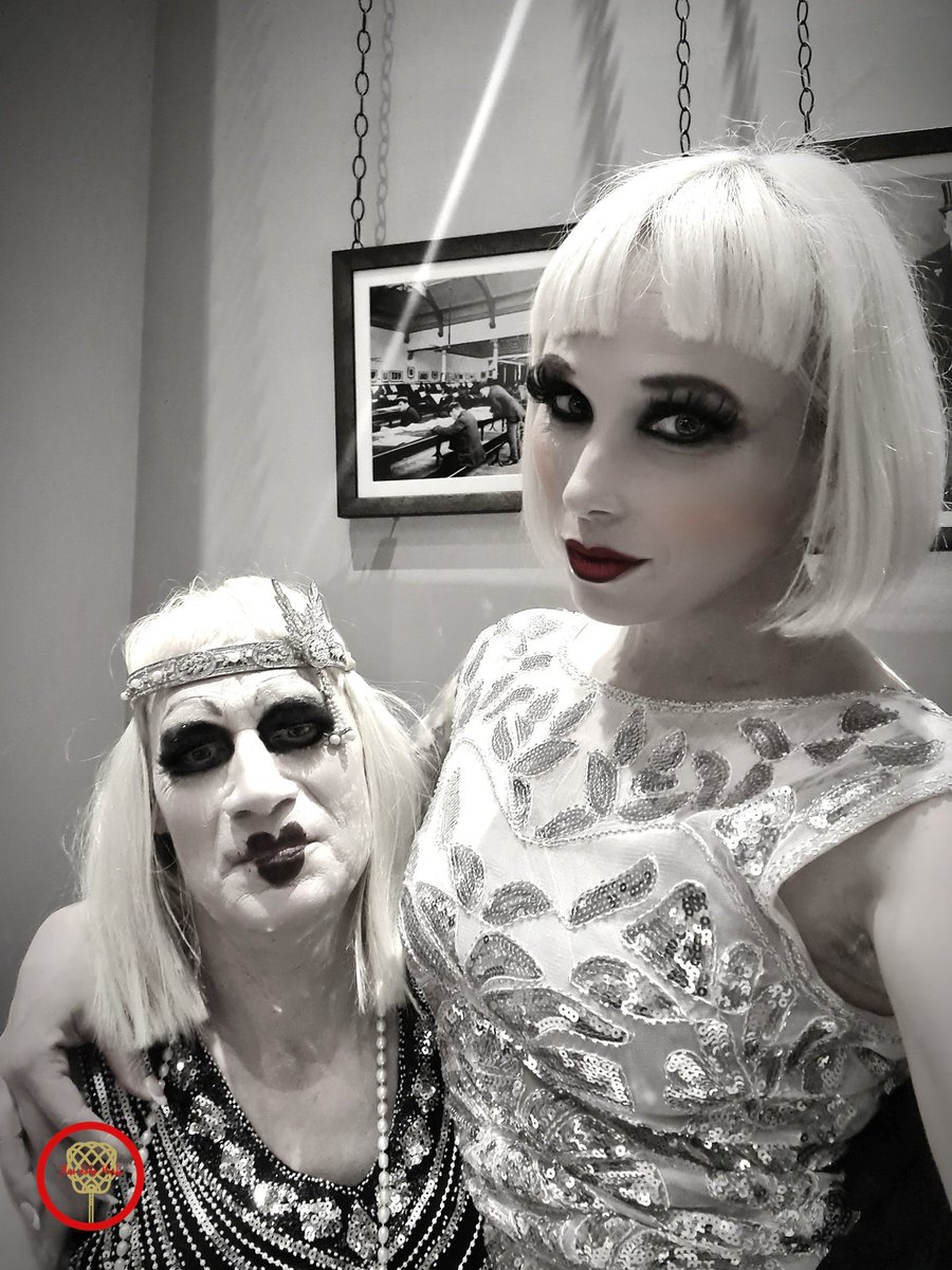 The_FF_Academy's tweet photo. 1920s fun with @MissRubyMarks and @rosie_glitterzone https://t.co/17hrq6nj0t