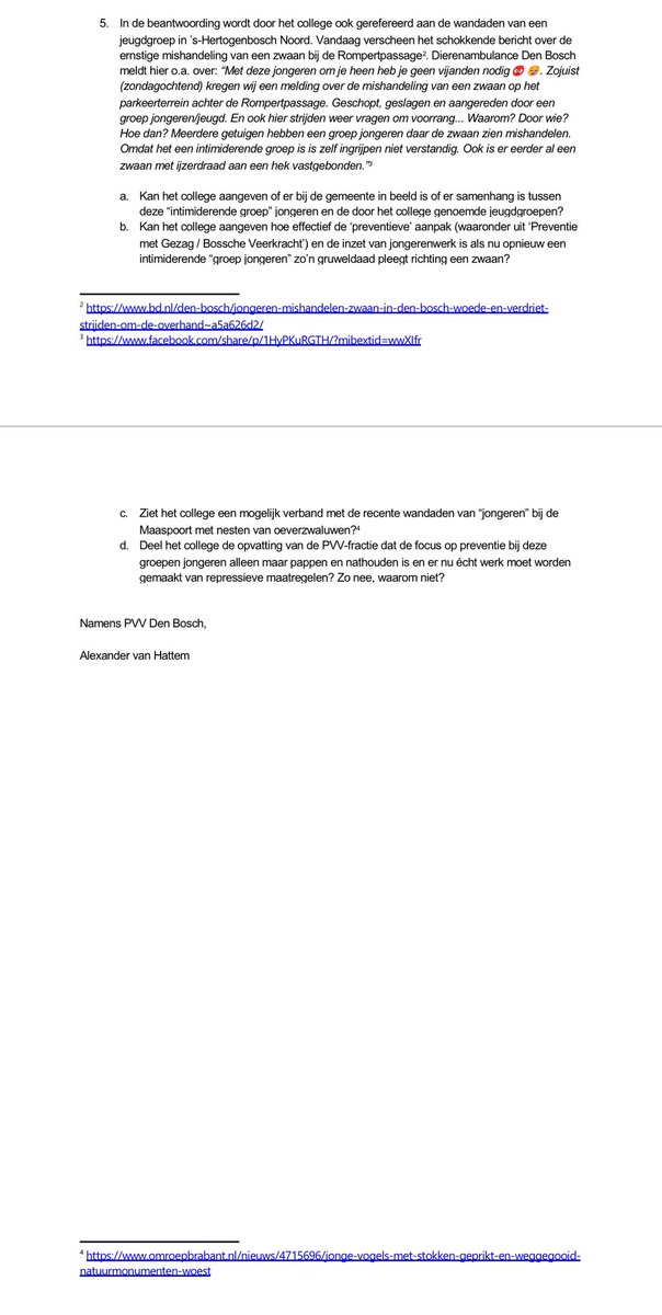 Schokkende mishandeling van zwaan door jongeren bij Rompertpassage