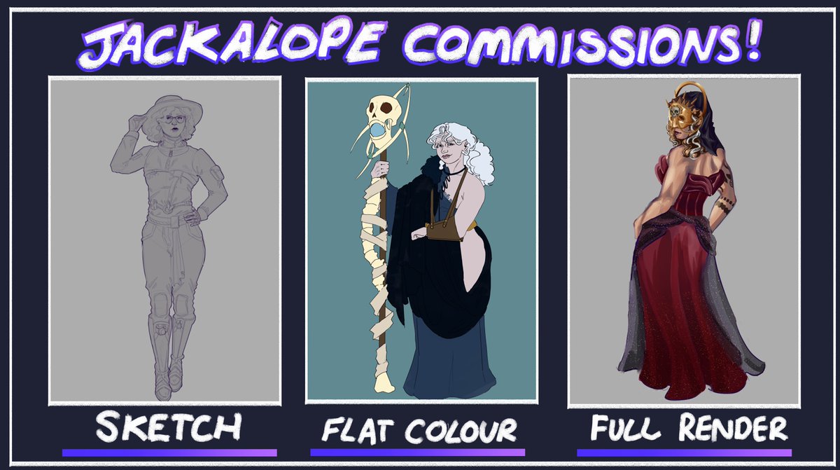 Jackalope | Comms Open 🌌⭐ tweet media