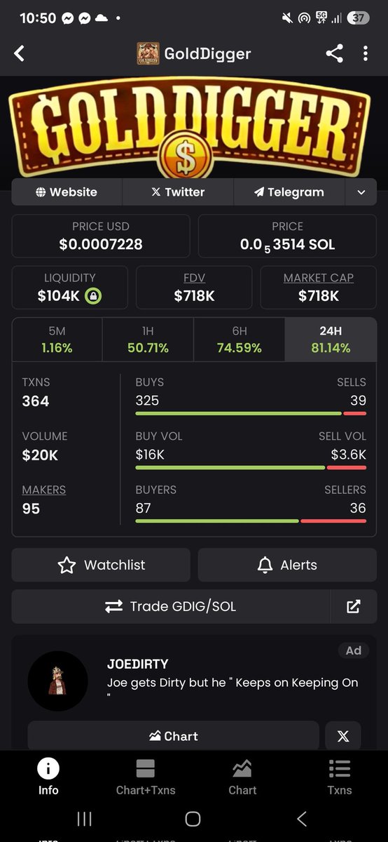 GOLDDIGGER ON SOL tweet media