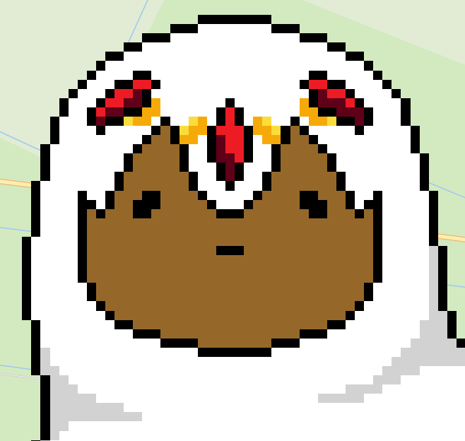 frosty_angrier's tweet image. No thoughts, no sosu, head empty. 
Drawn with @Cherry_Bloomie's help.
Llama Fapta art by @good_truly 

#madeinabyss #mia #faputa #wplace #sosu #fuaaann