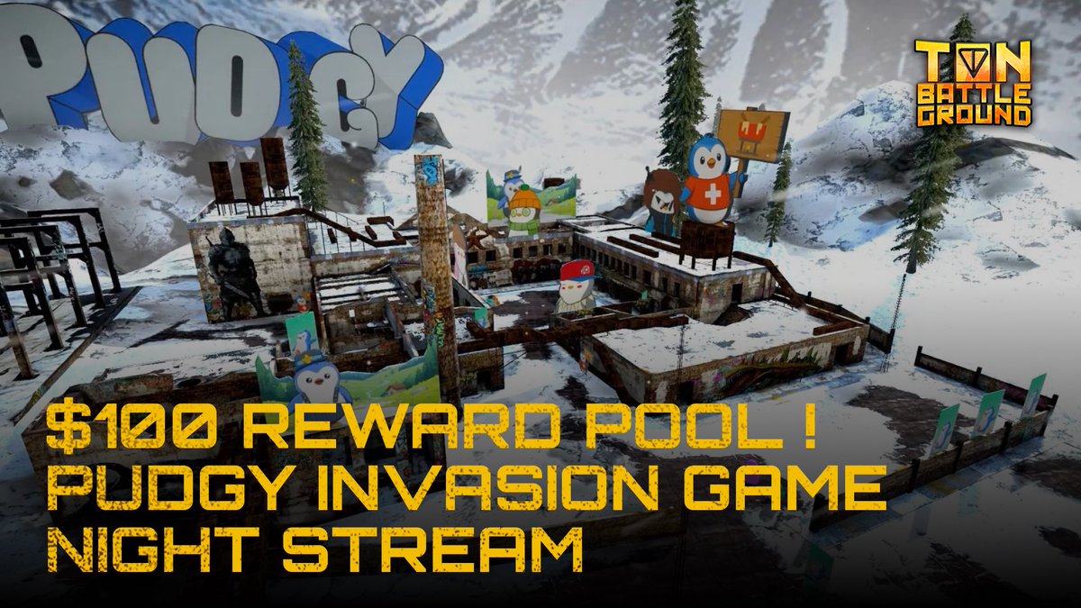 gm Soldiers ! 🪂

Who’s in for a Pudgy Invasion Game Night ? 🙌

Join us today 8pm UTC on X &amp; Telegram ! 🚀

We’ll create the custom server during the live stream and have fun with you all. 

By joining the server, you also have a chance in sharing the $100 reward pool ! 🏆

See