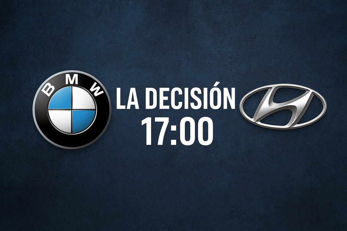 SimProjectX's tweet photo. 🚨 ÚLTIMA HORA 🚨
En 10 MINUTOS conoceremos la decisión de Sergio Domínguez (@KibianYT):
¿Se vestirá de @BMWSimprojectX o de @HyundaiSimX ? 👀
La tensión está al máximo... ⏳🔥 #Split3 #SimProjectX https://t.co/02oBNJnnMJ