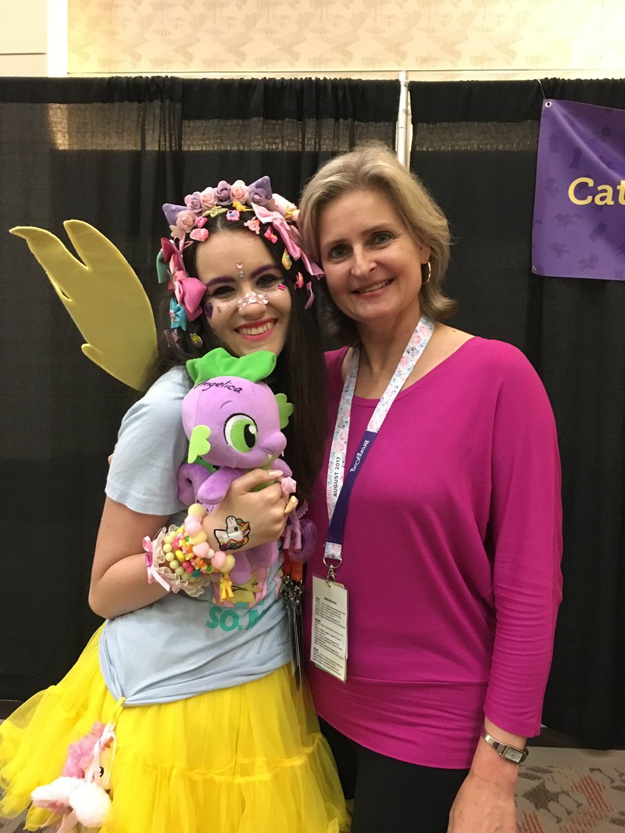 SymphSparkle's tweet photo. @CathyWeseluck Old photo of us, but happy late bday Cathy (Spike) Here is a gemstone for you 🐉💎 Miss you lots &amp; hope to see you very very soon !! 🥺🙏🏻💚

Friendship is magic forever !! 💖 https://t.co/cyNQ3oka8x