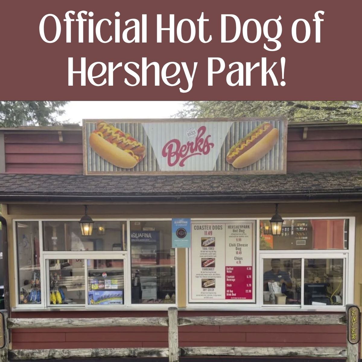 There's nothing quite like a hot summer day at Hershey Park, especially when you stop by Coaster Dogs for a Berks Hot Dog! #HersheyPark #CoasterDogs #OfficialHotDog #BetterwithBerks