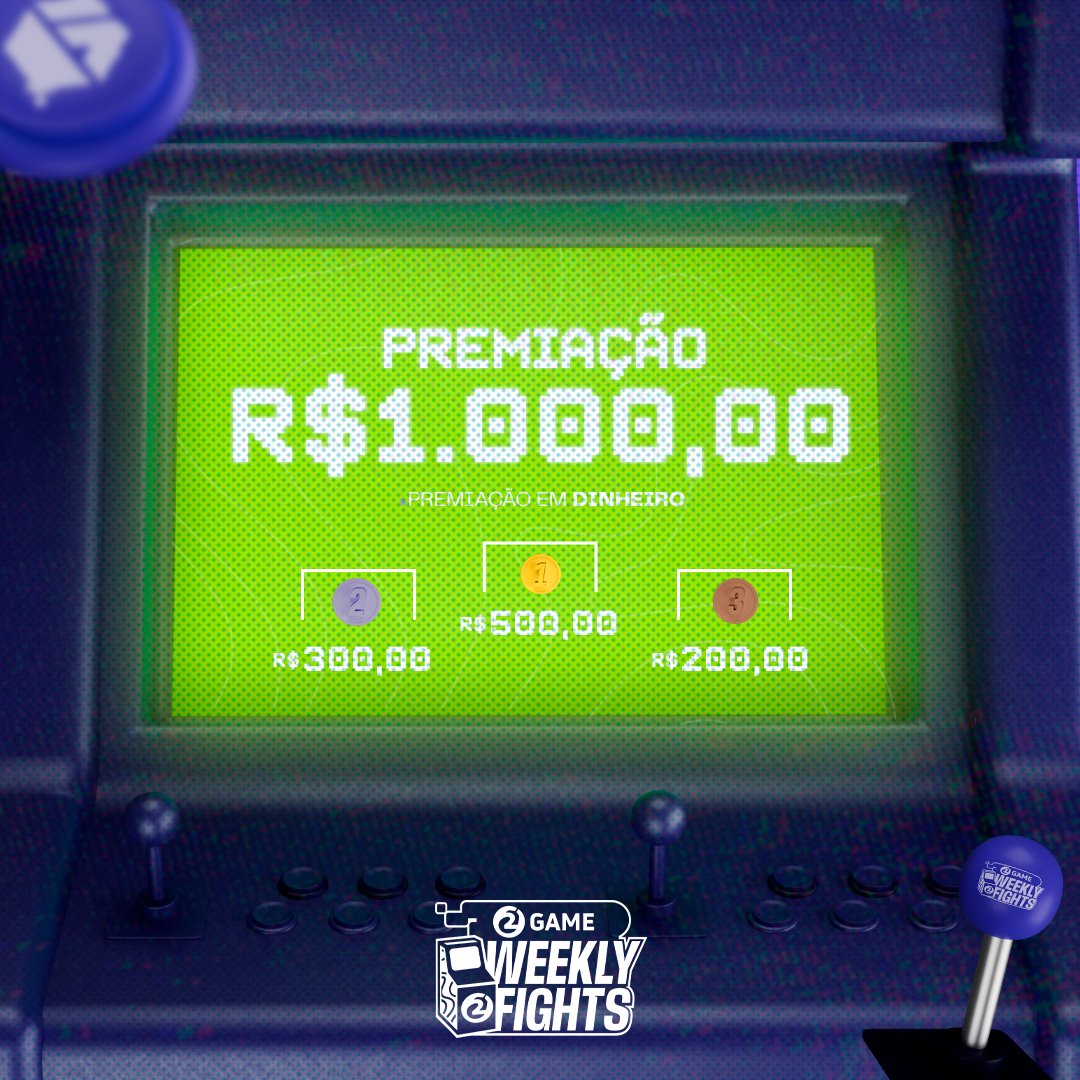 2GAMEFGC's tweet photo. 🚨 INSCRIÇÕES ABERTAS! 🚨

O Weekly tá de volta e chegou a hora de mostrar o seu espírito de luta, amanha a partir das 20h!

🌎ABERTO PARA: 🇧🇷🇨🇱🇦🇷🇵🇾🇧🇴
🔗https://t.co/b2nGEPF2er https://t.co/TvUPSodOSB