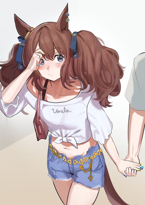 「顔赤いしずいぶん暑そうだね、どっか涼しいとこはいろっか」
「別に…なんてことないし」
「?」

自分はいっぱいいっぱいなのに相手が余裕そうなのがちょっと悔しいジョダ 