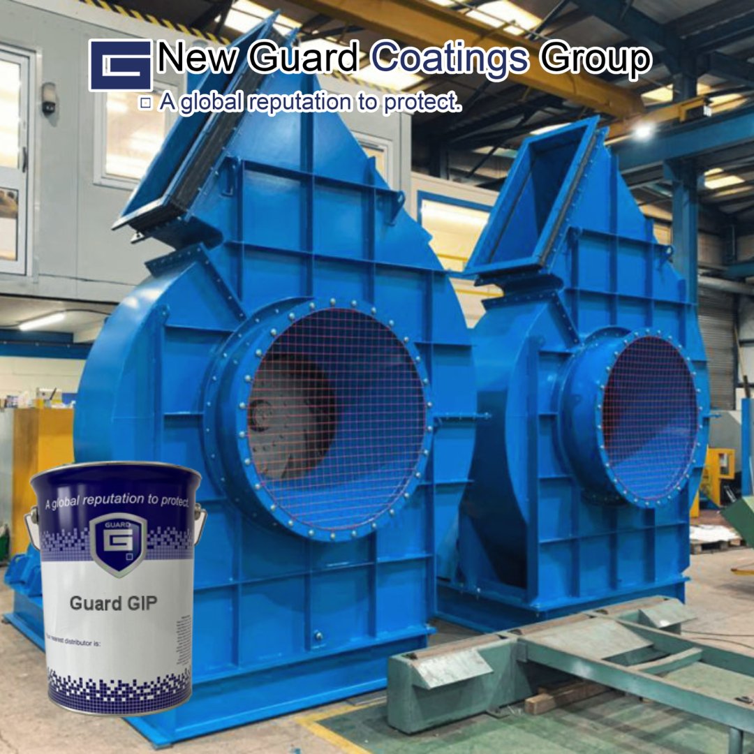 Got tricky fan assemblies to coat?
Guard GIP grips complex shapes, offers high build in one pass, and applies by brush, roller, or spray. Great for curved metal. 

#GuardGIP #IndustrialFans