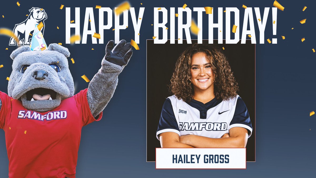 Samford Softball (@samfordsb) on Twitter photo Happy Birthday <a href="/haileygross24/">Hailey Gross</a>โผ๏ธ Hope it is a great one ๐๐ฅณ
#AllForSAMford Happy Birthday <a href="/haileygross24/">Hailey Gross</a>โผ๏ธ Hope it is a great one ๐๐ฅณ
#AllForSAMford