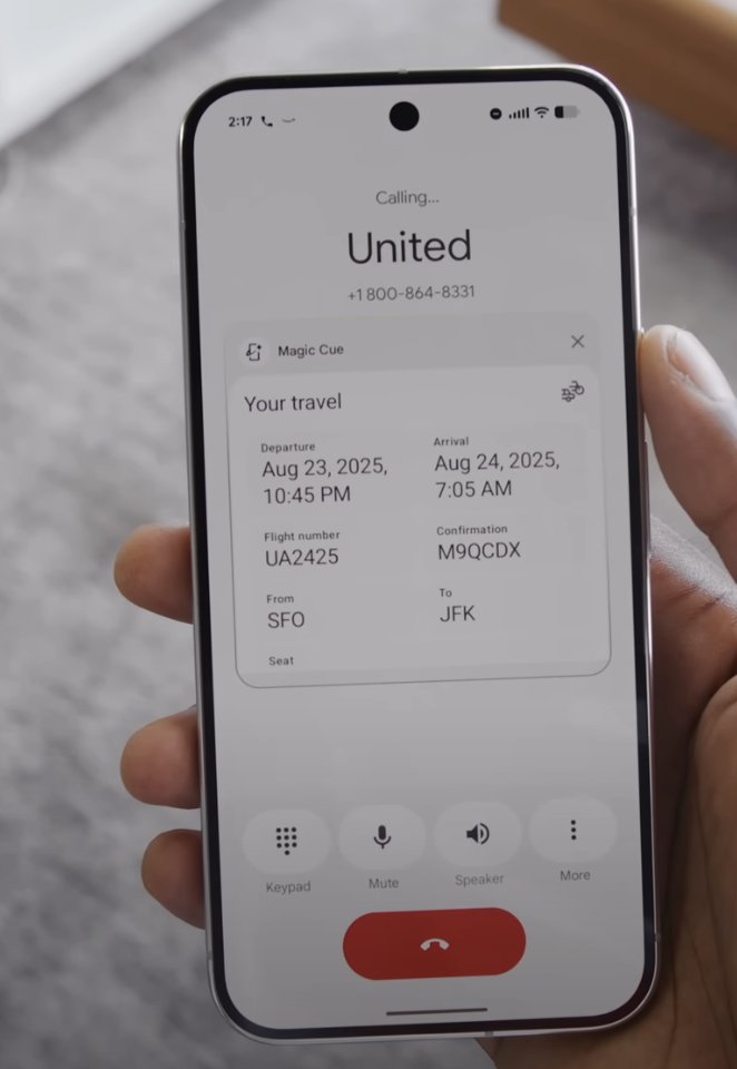 abe_ipynb's tweet image. New @GooglePixel_US "Magic cues" feels like a personal @cluely built into the OS - just awesome (h/t @MKBHD)
Now just plz roll it out to my 7 pro 😭😭😭