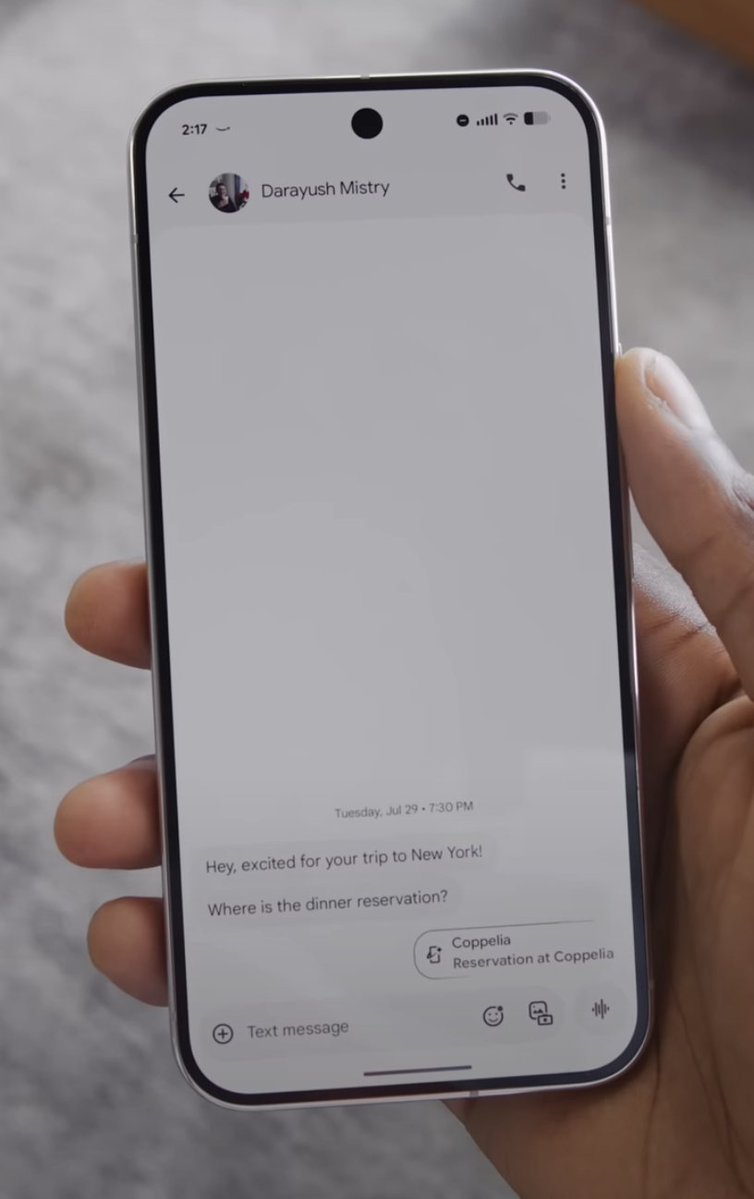 Abe (@abe_ipynb) on Twitter photo New <a href="/GooglePixel_US/">Google Pixel</a> "Magic cues" feels like a personal <a href="/cluely/">Cluely</a> built into the OS - just awesome (h/t <a href="/MKBHD/">Marques Brownlee</a>)
Now just plz roll it out to my 7 pro 😭😭😭 New <a href="/GooglePixel_US/">Google Pixel</a> "Magic cues" feels like a personal <a href="/cluely/">Cluely</a> built into the OS - just awesome (h/t <a href="/MKBHD/">Marques Brownlee</a>)
Now just plz roll it out to my 7 pro 😭😭😭