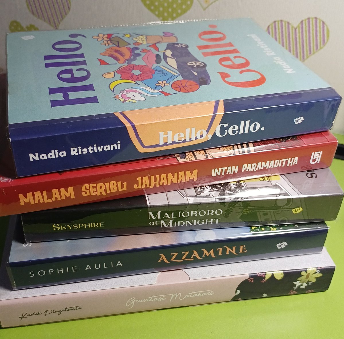 imnavera's tweet photo. WTS preloved buku novel

haloo, aku mau preloved (wts) beberapa buku ku, range harganya 45k - 60k

yang mau langsung dm aja yaa, atau bisa juga chat ke @inibukubuku.ku di ig❗️

help rt dan share yaa, terima kasih💕 https://t.co/KdtZaAih8t