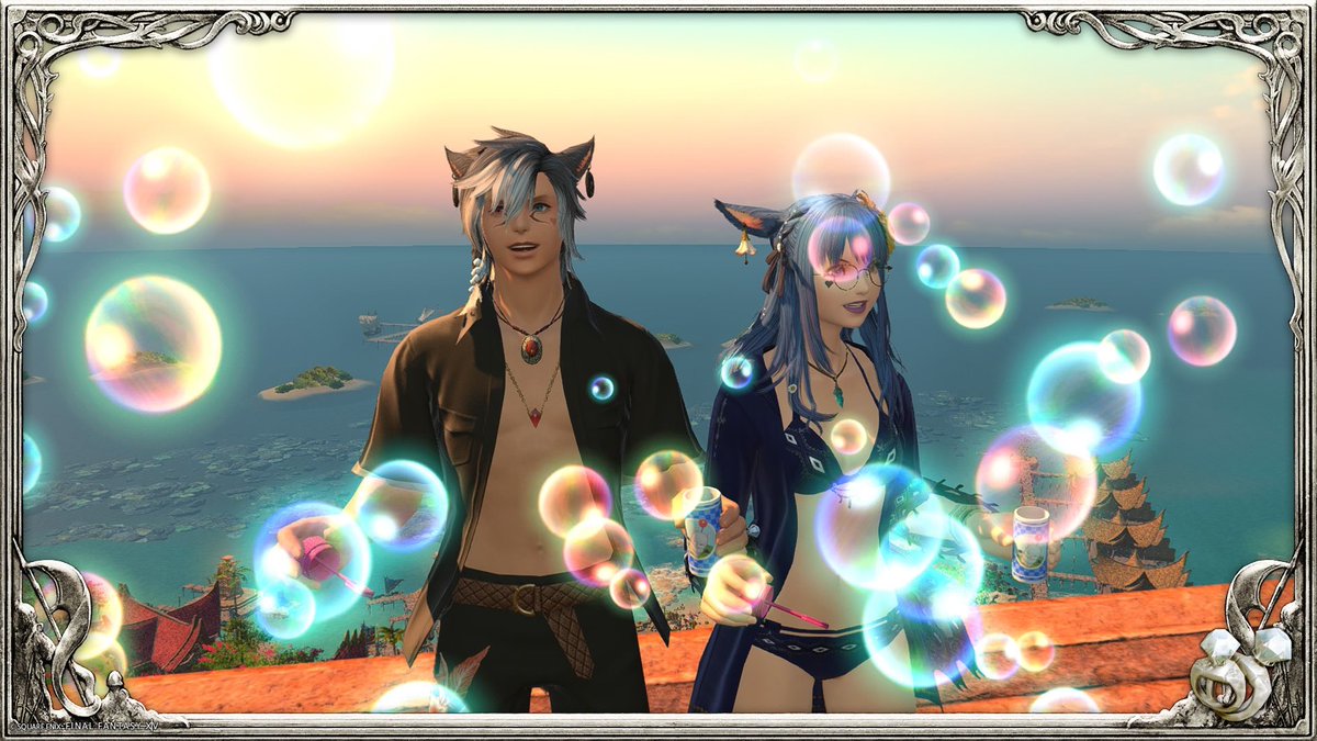 今日は幻青龍をクリアし、登山も出来て楽しかった〜！
 #FF14