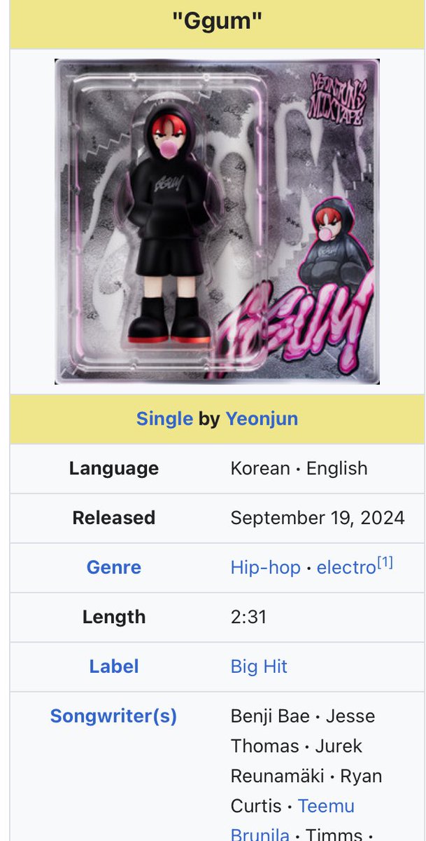 ฟิกเกอร์พี่บังทันก้มีนะคะ แถมสไตล์ชุดทางนี้ก้ใส่ก่อนของคุณที่ปล่อยออกมานะ😅