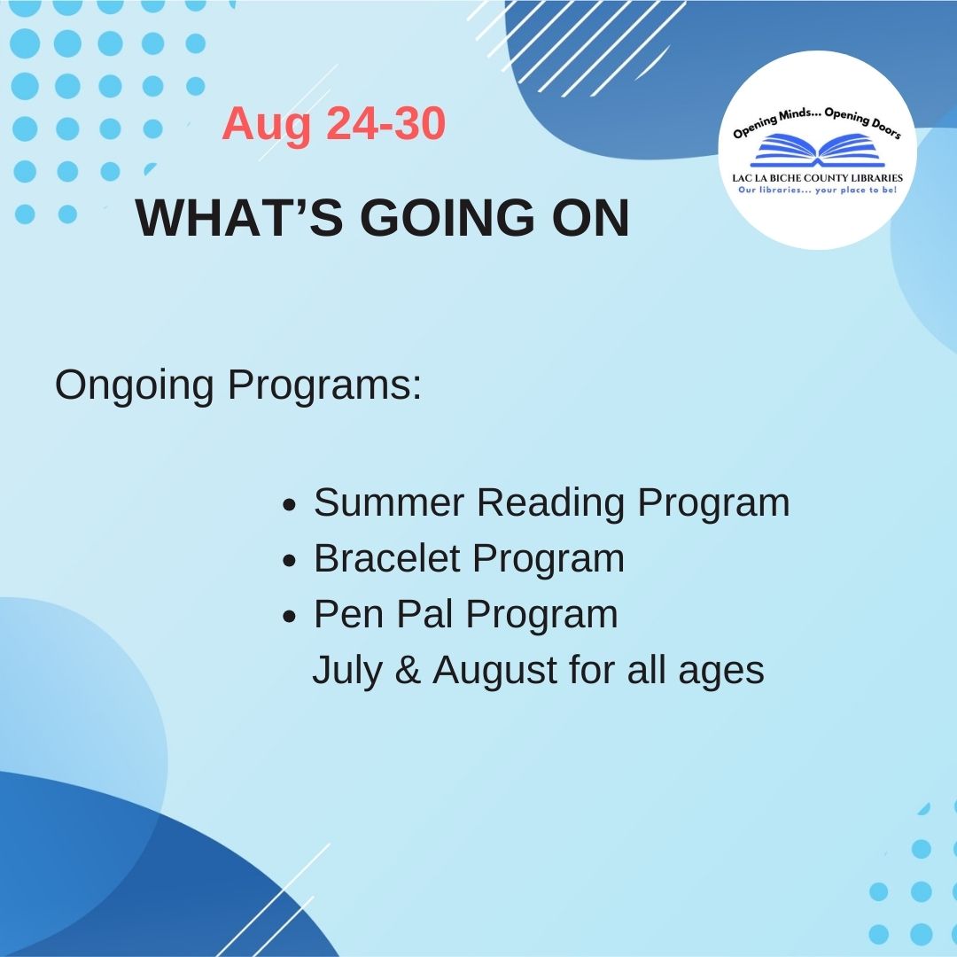 LLBC_Libraries's tweet image. See our website for more information about all our programs and services visit llbcl.ca. #LLBCLibraries