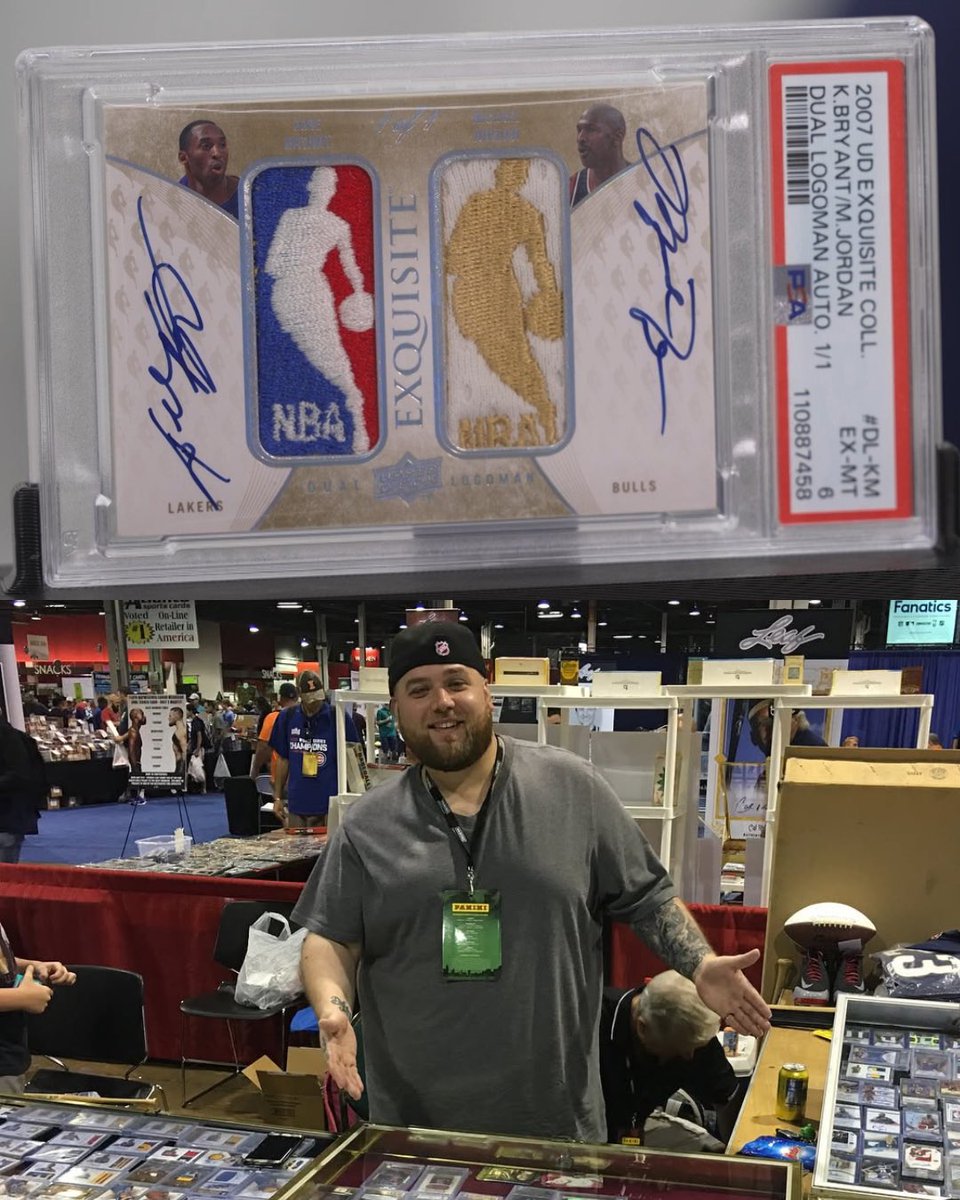 🚨 BREAKING NEWS 🚨

He paid $25,000 for this card, and it just sold for $12,932,000.

In 2013, collector Gerald Fortier spent $25,000 on a Dual Logoman featuring Michael Jordan and Kobe Bryant. 

Two years later, a longtime customer offered $170,000 - the offer was too strong to