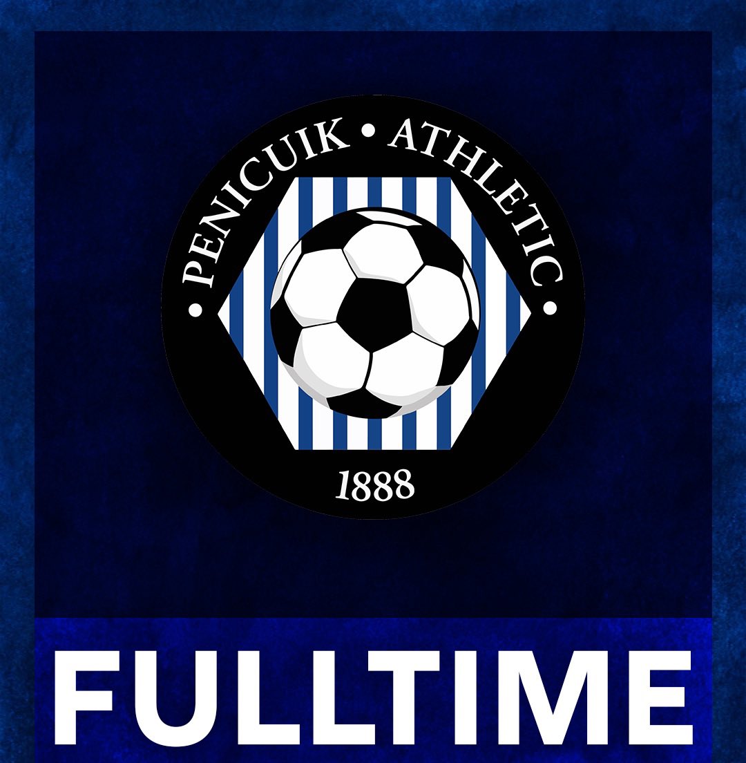 FT’ | Defeat this afternoon at Montgomery Park

Penicuik Athletic 🔵 0-4 ⚫️ Murieston United