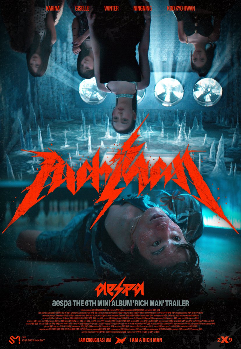 aespa drops poster for 'Rich Man' trailer.