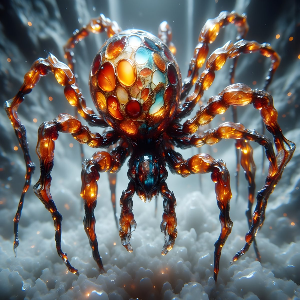 doctrinalux's tweet image. Last night, I dreamt of spiders shimmering like glass