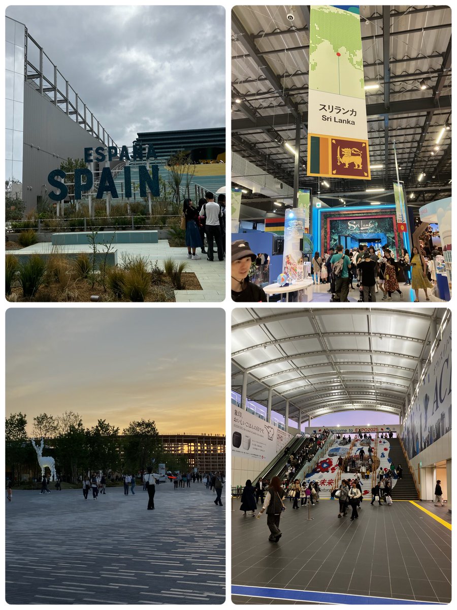 備忘録
万博1回目
5/10（土）　11：00 西ゲート
なんばからバス🚌

開幕日に予約するも訳あって変更。
曇りで午後からは晴れ間も。
バスを降りてあの各国の旗を見た時は心が踊った。大屋根リングのすばらしさに感激。
予約全敗で真っ先に向かったのはエジプト🇪🇬
海外パビリオンたくさん回れた