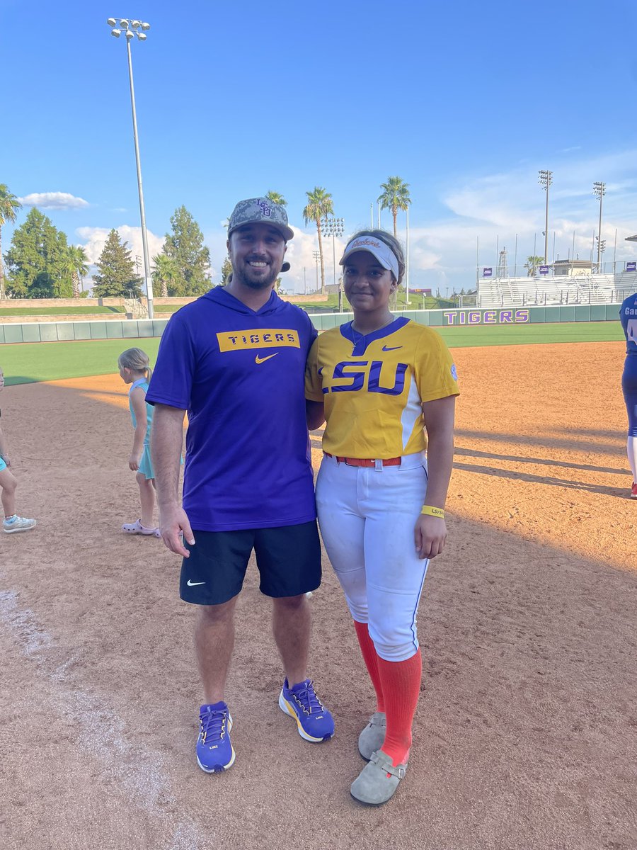 Yesterday I had the opportunity to attend the <a href="/LSUsoftball/">LSU Softball</a> Elite 50 Camp! While there I learned many different things as well as getting to take a tour of their campus. Thank you <a href="/BethTorina/">Beth Torina</a> <a href="/LSU_SandraMoton/">Sandra</a> <a href="/Tpleasants17/">Taylor Pleasants</a> <a href="/CoachNealPT/">Bryce Neal</a> <a href="/zjermain_15/">Zach Jermain</a> for an amazing experience!