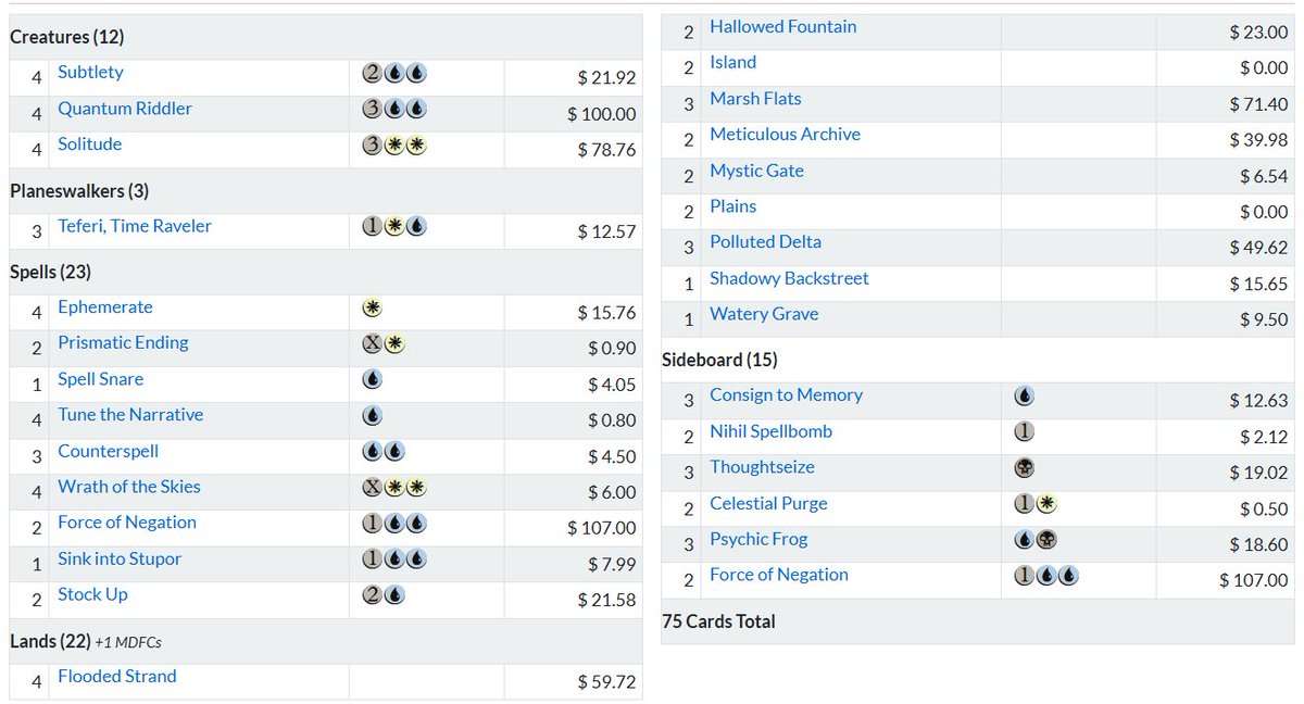 Arcbound_Papi's tweet image. Won the late night Modern challenge with @Nathansteuer1 's Esper Riddler list 

@fireshoes