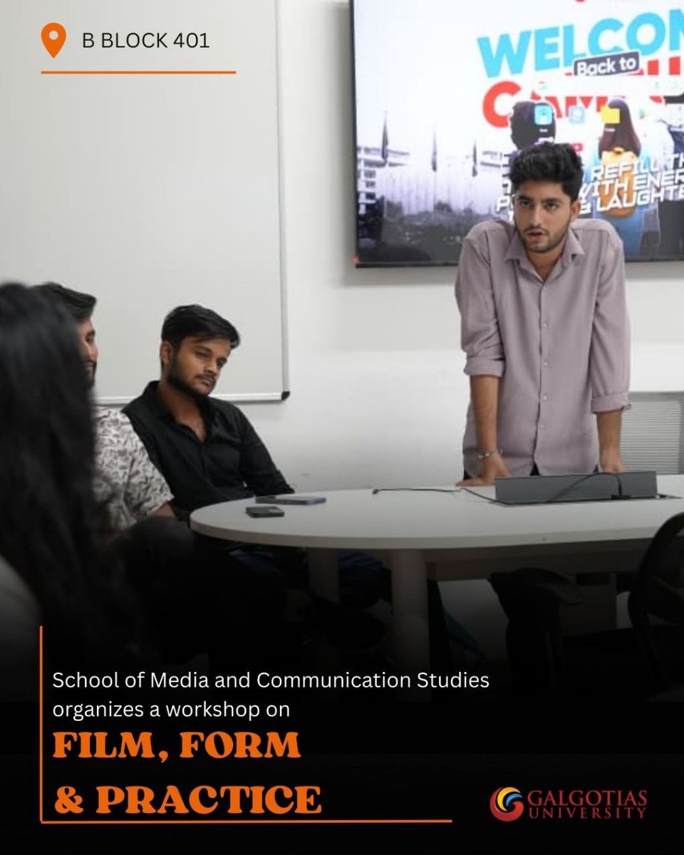 SMCSSOCIAL56882's tweet image. Day 1 = Fresh perspectives, creative vibes &amp;amp; inspired minds. The Film, Form &amp;amp; Practice Workshop is off to a magical start! 🎥
#CreativeWorkshop #SMCS #filmandform #GalgotiasUniversity