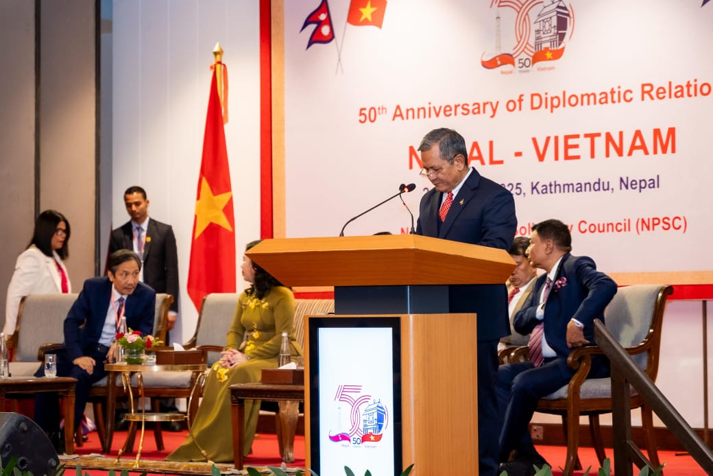 ictframe's tweet image. MoCIT Minister Gurung emphasizes the need to strengthen Nepal–Vietnam relations on the historic occasion of the 50th Anniversary of diplomatic ties. 

For more: ictframe.com/mocit-minister…

#NepalVietnam50 #MoCIT #Nepal #Vietnam #DiplomaticRelations #ICTFRAME
