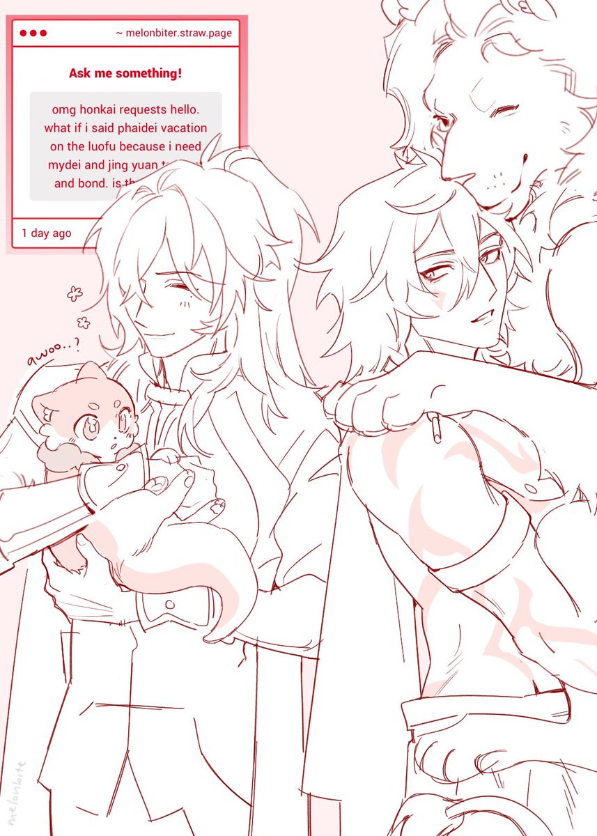 request for mydei and jingyuan 🦁🦁