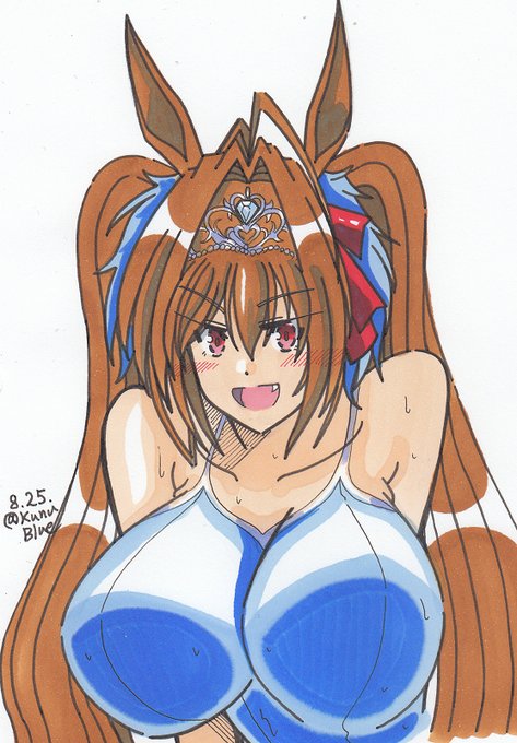 久しぶりにダイワスカーレットを育成したら物凄く描きたくなったので描きました。 