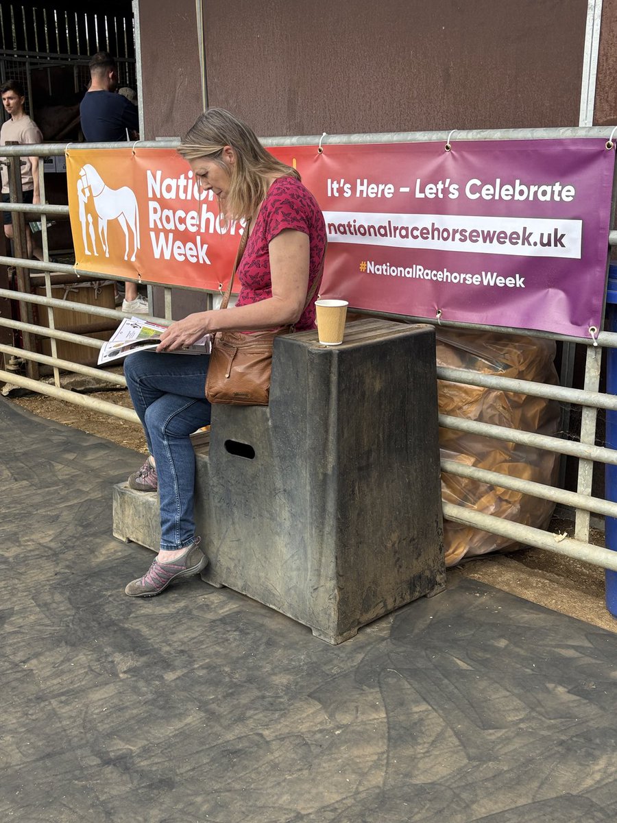 We had a very well attended National Racehorse Week Open Day here this morning where everyone enjoyed seeing and meeting the horses at our yard.  #lovetheracehorse #nationalracehorseweek