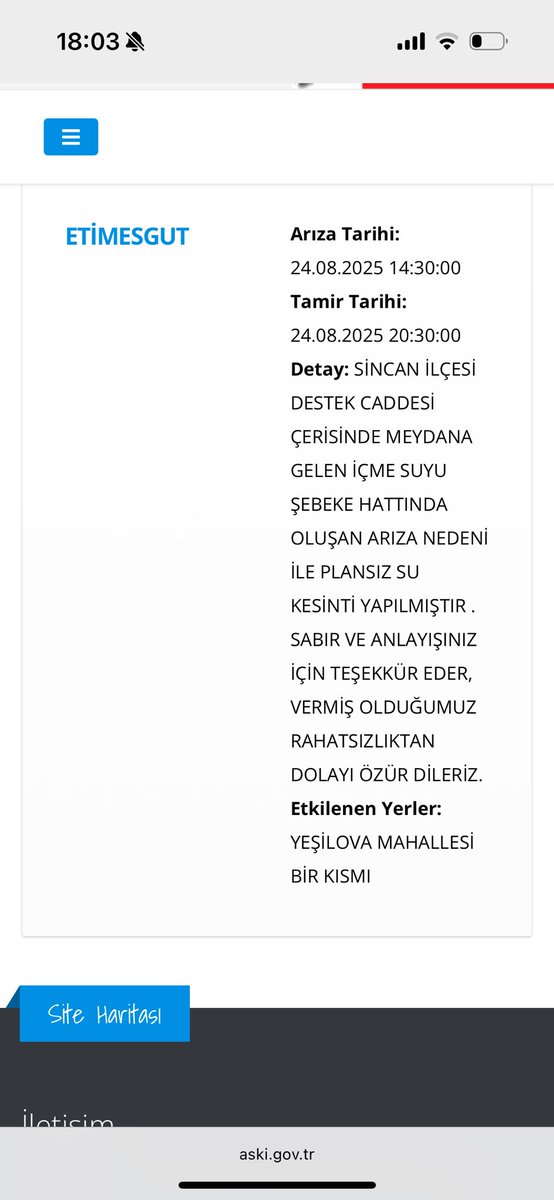 umutozii's tweet photo. Sincan’dan neden özür dilemediniz, sizin belediyeniz değil diye mi?
@ankarabbld @mansuryavas06 @askiankara https://t.co/d9amVkmre3