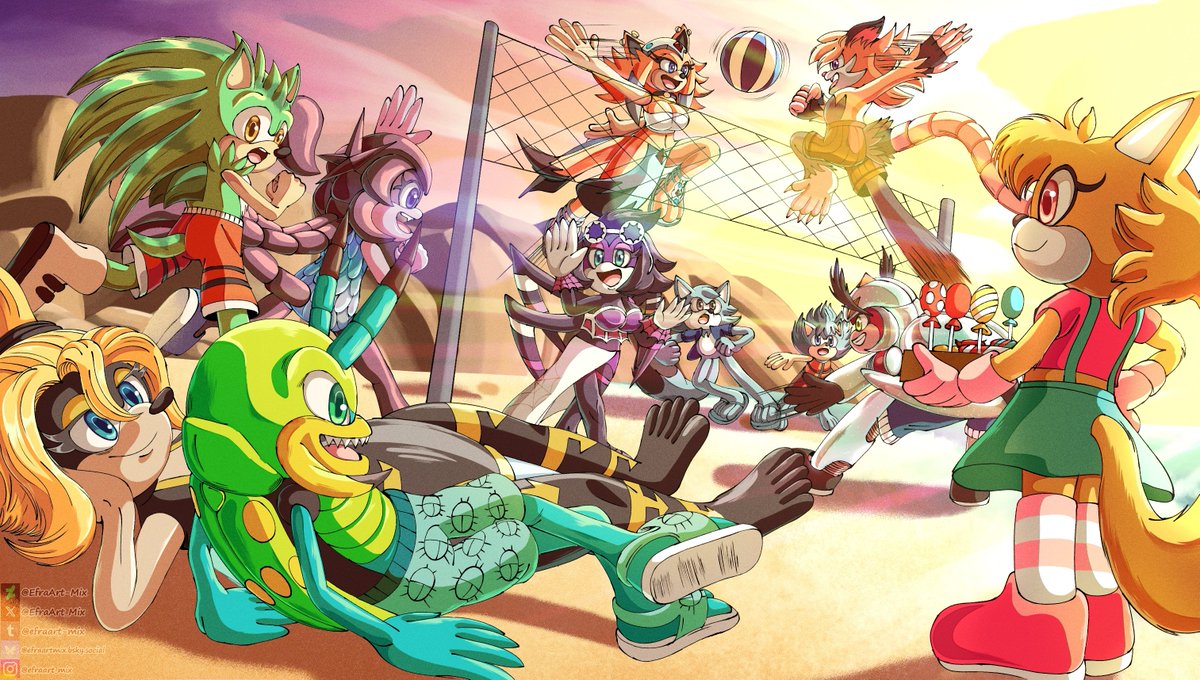 EfraArt_Mix's tweet image. Happy summer to everyone ♥️♥️♥️!!!

#SOnicFCs
#SonicOCs
#SonicFanCharacters
#SonicTheHedgehog