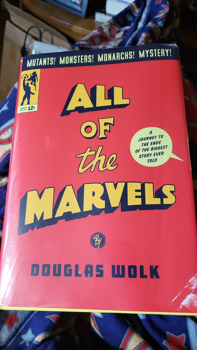 Ritterton's tweet photo. Next in my #onehourreads is @douglaswolk's #AlloftheMarvels coming towards the end of this... it's a really good read and have recommended it to others.
#onehourread https://t.co/jyqlEYTyBR