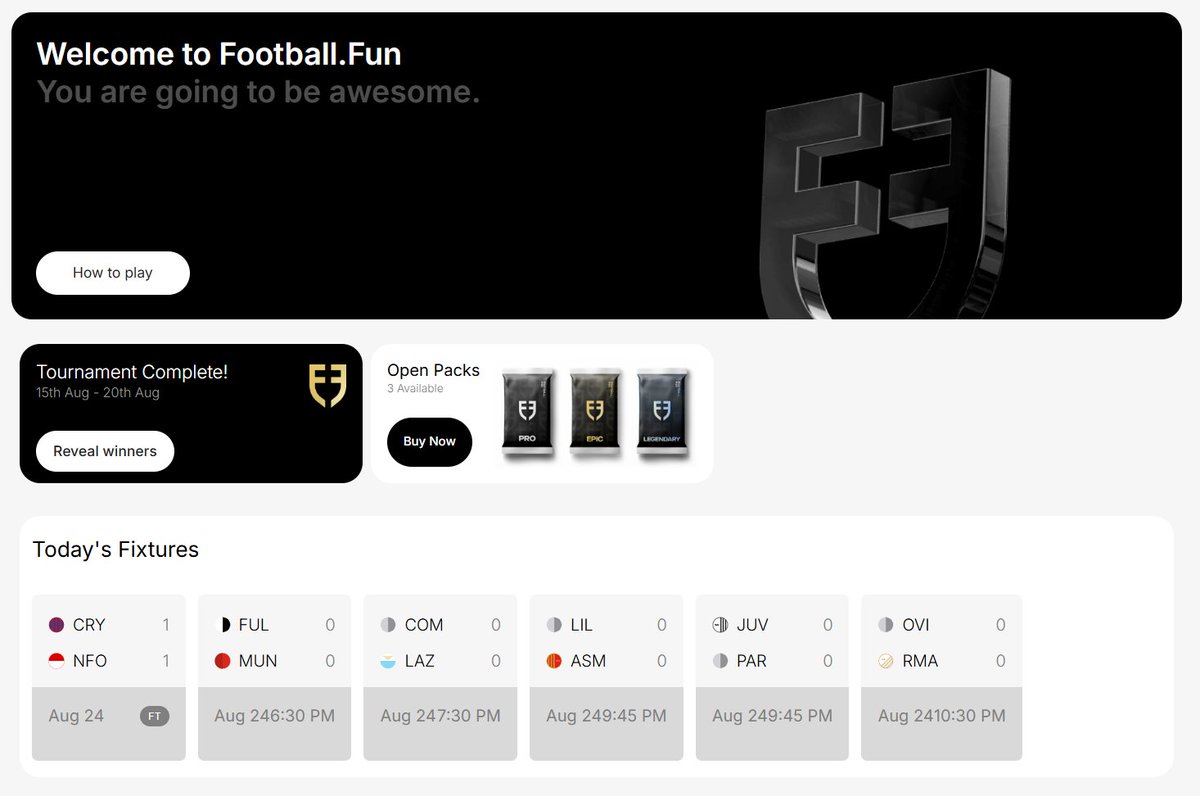 AccVentures's tweet image. Everyone in crypto is suddenly talking about @footballdotfun taking over @base w/ $160M MC in 2 weeks

On the surface: fantasy football + prediction markets.
Under the hood: fastest-growing SportFi experiments we’ve seen

Here’s what’s happening &amp;amp; why it’s blowing up 👇📈