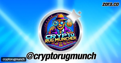 CryptoRugMunch's tweet photo. Alright folks, time for an update.

I’ve been quiet for a while because life hit hard. Some of you in my Telegram community already know this, but while traveling, I caught a nasty fungal infection that completely wrecked me and kept me offline way longer than expected. 

Part of what burnt me out on crypto and pushed me toward focusing on travel earlier in the year was the constant barrage of scams in the space while earning next to nothing for the coverage I was providing. It was exhausting and made it hard to stay motivated. But I’m back, healthy, and things feel different now with platforms like Zora, so I’m ready to build something truly helpful on behalf of the community.

After exploring many options for creator tokens, I genuinely feel that Zora offers the most fair setup on the market right now. It’s transparent, sustainable, and community-focused—exactly what held me back from launching a project like this in the past. 

Therefore, I'm announcing that last night I stealth launched a creator coin on Zora. The goal is to create something that actually helps people and support the work I already do:

✅ A powerful yet easy-to-use security tool for degens to audit contracts and avoid rugs.

The setup is straightforward and fair:

• 1% of trading fees goes to me, and I will also be using some of these proceeds to reinvest into and develop the project over time
• 50% of the token supply vested over 5 years (no dumping)
• No separate wallets, no extra allocations—I will not be gaming the token in any way as the project progresses
• I won’t be selling any rewarded tokens for now and will rely on trading fees and the community to develop this project further
• Later, part of the vested supply I receive from Zora will be used to help create a DAO, so the community has a real say in where this project goes in the future

If anyone is interested, I’ve also launched a couple NFTs on Zora from AI images I’ve generated and posted on X in the past. They  can be found here:

https://t.co/IiRPuNwyQs

And here:

https://t.co/LDXS7XVGRE

This project will be about building tools that help degens protect themselves while navigating this space. It’s also about helping me get back on my feet so I can return to covering crypto scams full time. I want to be clear—I’m not here to rip anyone off. I’ll be personally overseeing development, staying transparent, and sharing updates on my social channels as the project moves forward.

If things go well on Zora, I may also consider launching a token on Solana to expand into that ecosystem—if I can find a platform I enjoy using that fairly handles creator revenue sharing. For now, the only official token I’m backing is $cryptorugmunch on Base.

If you want to be part of this project:

👉 Join the X community: 

https://t.co/DyNS38mFEU

Anyone interested in discussing the project further or sharing insights is welcome to join my community Telegram channel:

https://t.co/QuGVh2zboQ

👉 $cryptorugmunch Token on Zora: 

https://t.co/ENjD2uYVc1

Sign up and start using Zora today via my ref link:

https://t.co/rwU85UHPGG

Thanks to everyone who stuck around while I was off the grid. I’m back, focused, and ready to build something that matters and helps this space more than I could ever do on my own. Please consider joining me in this mission.