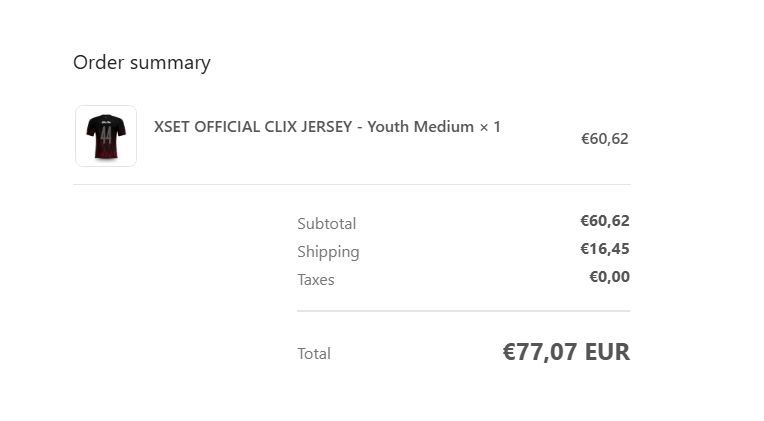 Anyone knows if i can get my Clix jersey size switched when i orderd it 2 days ago? cause like aint no way i spent 80 euros just to get a kids size on accident 😭