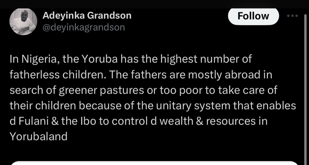 Be careful how you interact with yaribas here, you fit dey argue with who no know him papa