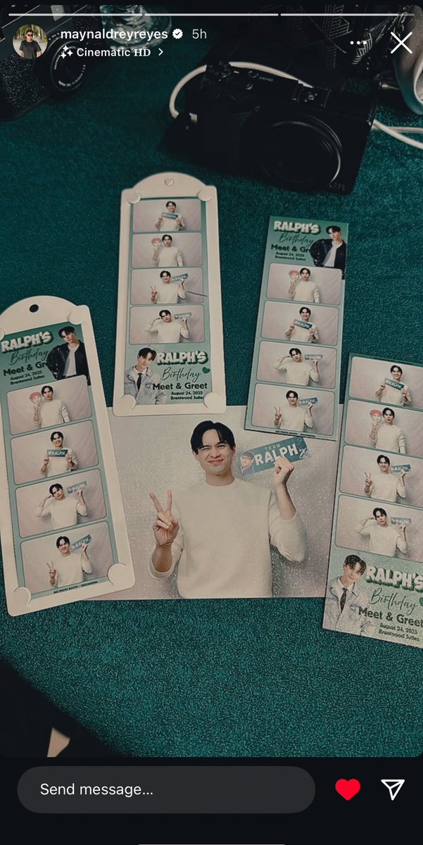 #RALPHdate Ralph’s Photo Booth Photos! 🎞️ 

Sir Maynald Reyes shared Ralph’s photo booth photos from the Meet and Greet event earlier! 💚🤍

FANtastic RALPH DAY
#RalphDeLeon | Ralph de Leon