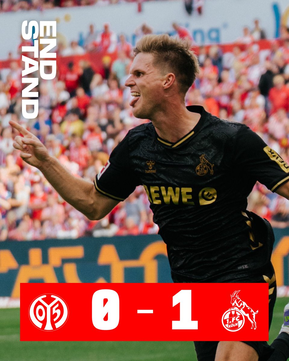 AUSWÄRTSSIEG! 
___
0:1 (90.) #M05KOE #effzeh #bundesliga