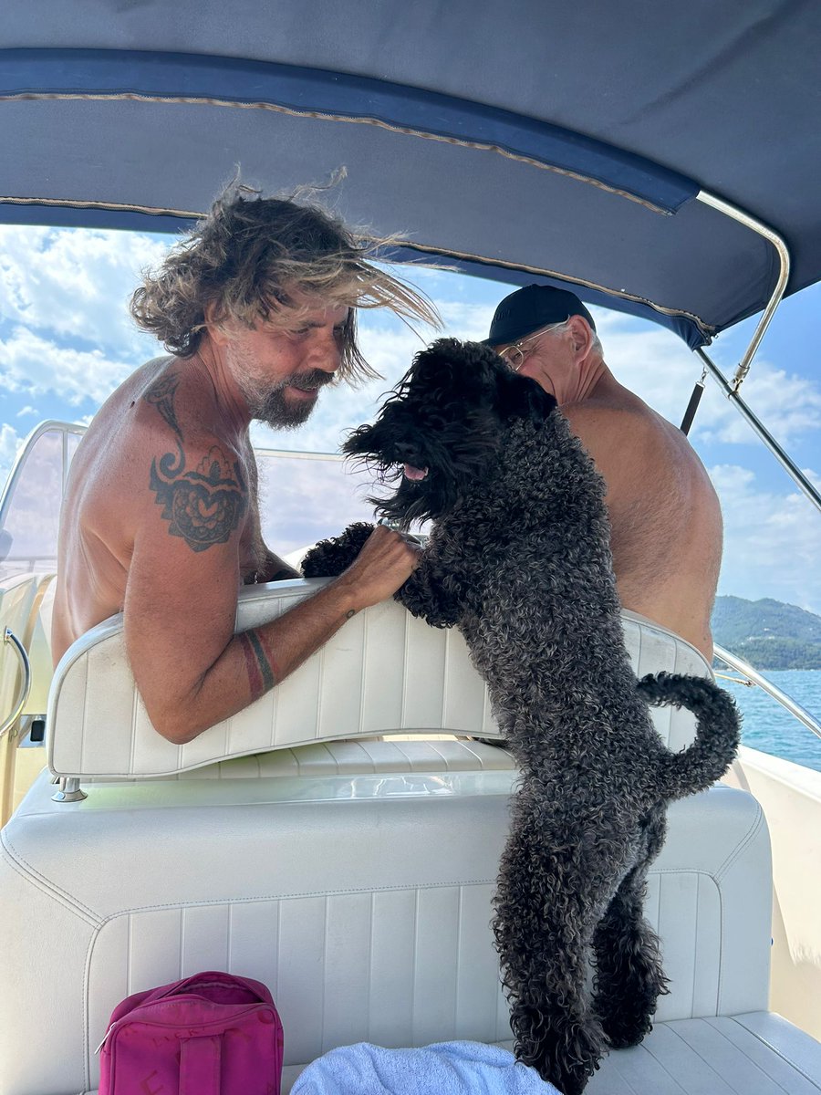 All day on board with friends and my lady!