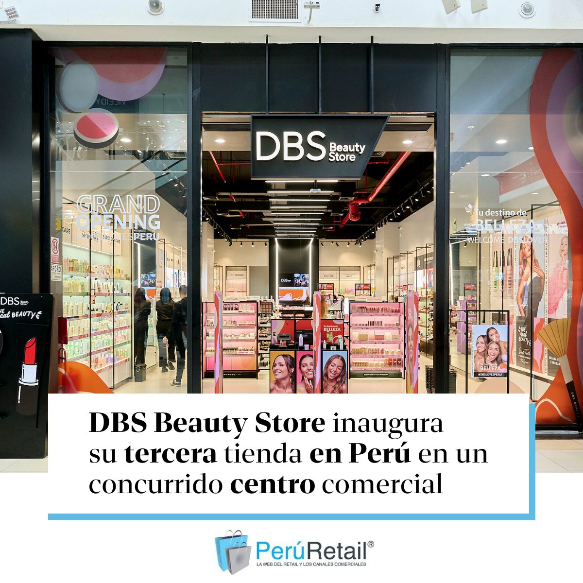 🔴🛍️💅🏼Con esta apertura, la cadena chilena de belleza fortalece su presencia en Perú y se prepara para lanzar próximamente su tienda más innovadora. Entérate aquí. ►zurl.co/O4KMk 
 
#DBSBeautyStore #belleza #tiendas #retail