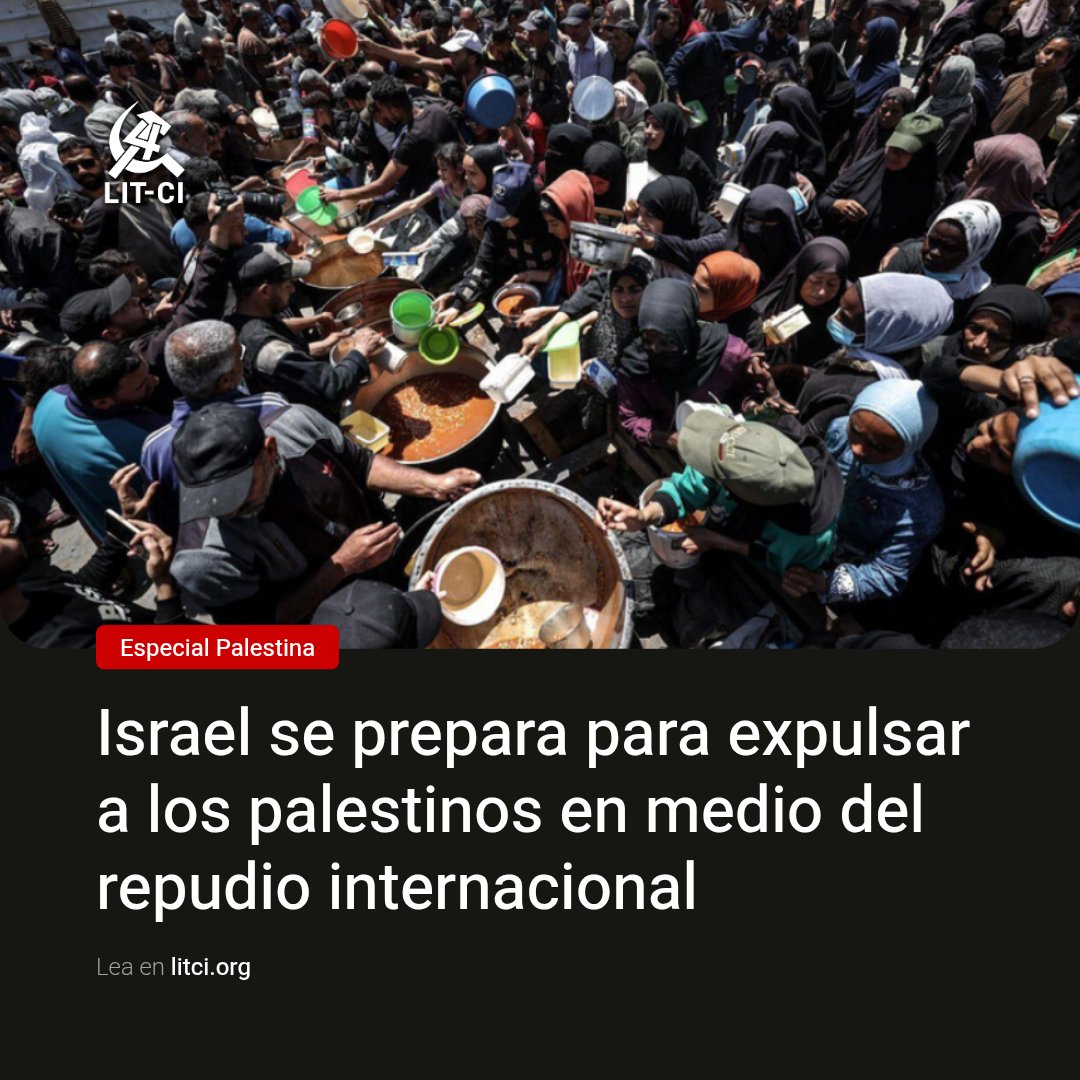 🇵🇸 Especial Palestina | Israel se prepara para expulsar a los palestinos en medio del repudio internacional

Por Fabio Bosco (Partido Socialista de los Trabajadores Unificados – Brasil)