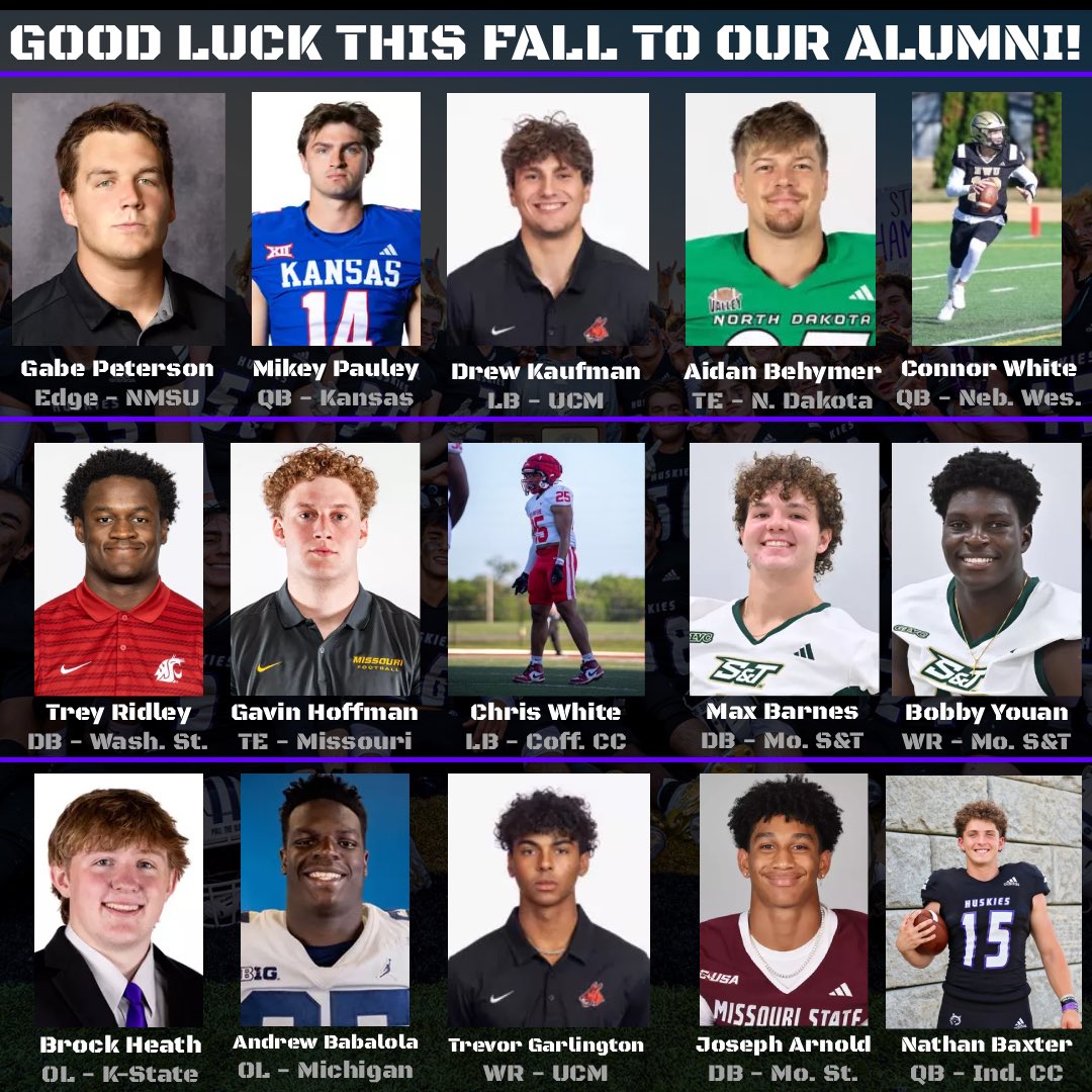 Wishing all of our BVNW Husky Football alums a great season! Proud of all these men have accomplished! #PULLtheSLED